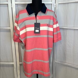 Italy Raquel by Highstil men’s slim small/medium Polo Shirt NWT Preppy